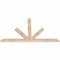 Ekena Millwork Saratoga Smooth Timber Gable Bracket, Douglas Fir, 60"W x 35"H x 1 1/2"D x 3 1/2"F, 14/12 Pitch GBW060X35X0204SAR00SDF - alternate 3